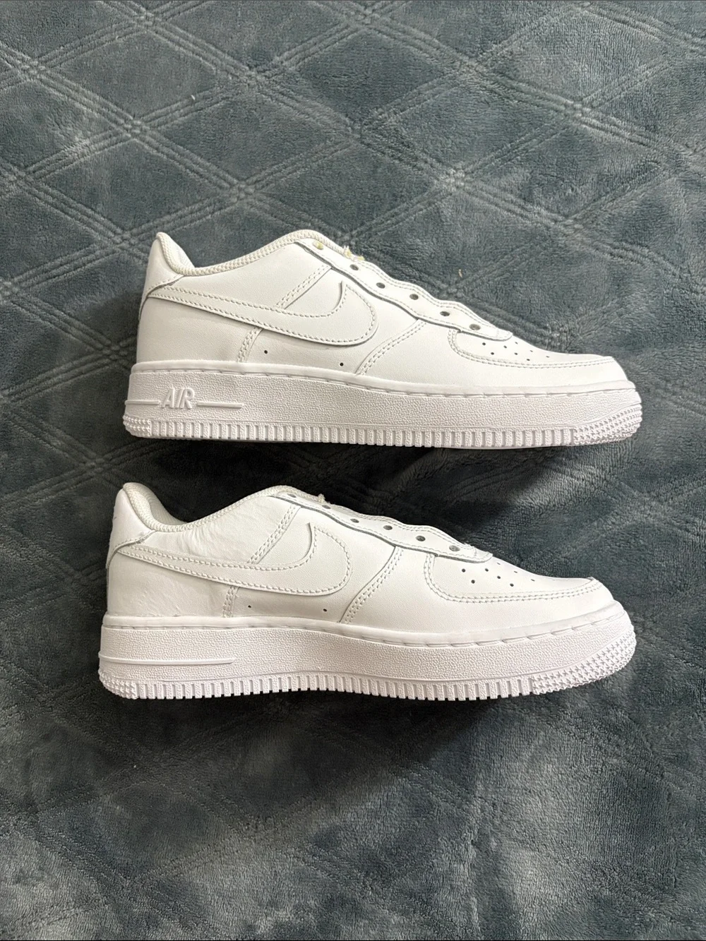 Nike White Low-Top Leather Sneakers
